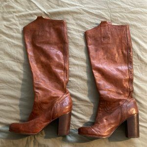 Frye Boots, Brown, 7.5, gently worn